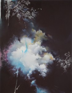 Entropy High XX, by Joerg Dressler, oil on canvas, 28” x 22”