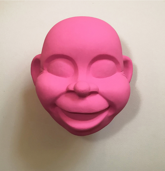Creativity Street Plastic Mask 8x7 Happy Face